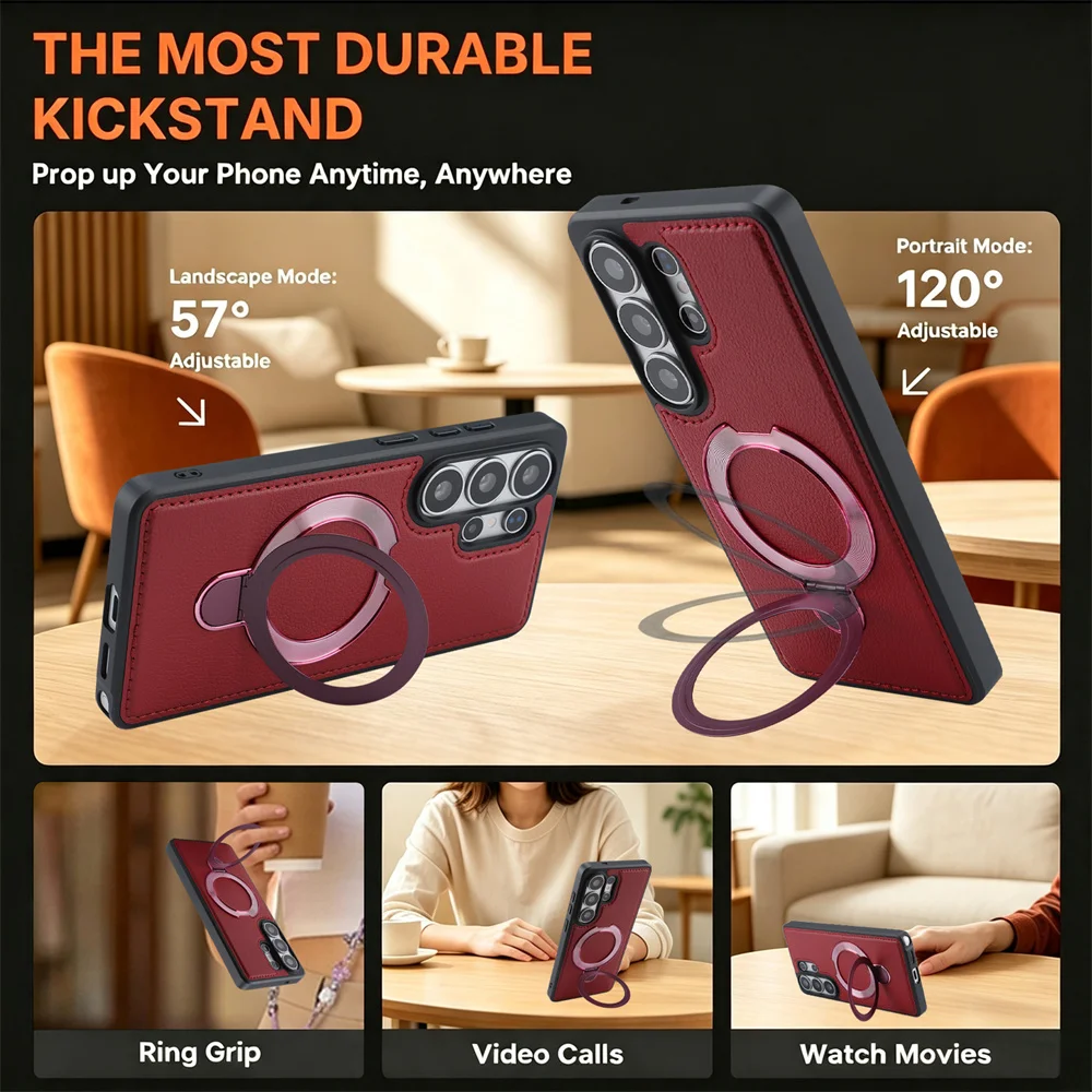 Ultra Luxury Leather Case with Holder