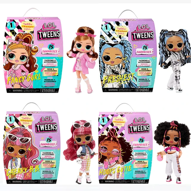 LOL Surprise Tweens Cherry BB Fashion Doll with 15 Surprises, Pink Hair,  Including Stylish Outfit and Accessories with Reusable Bedroom Playset -  Gift