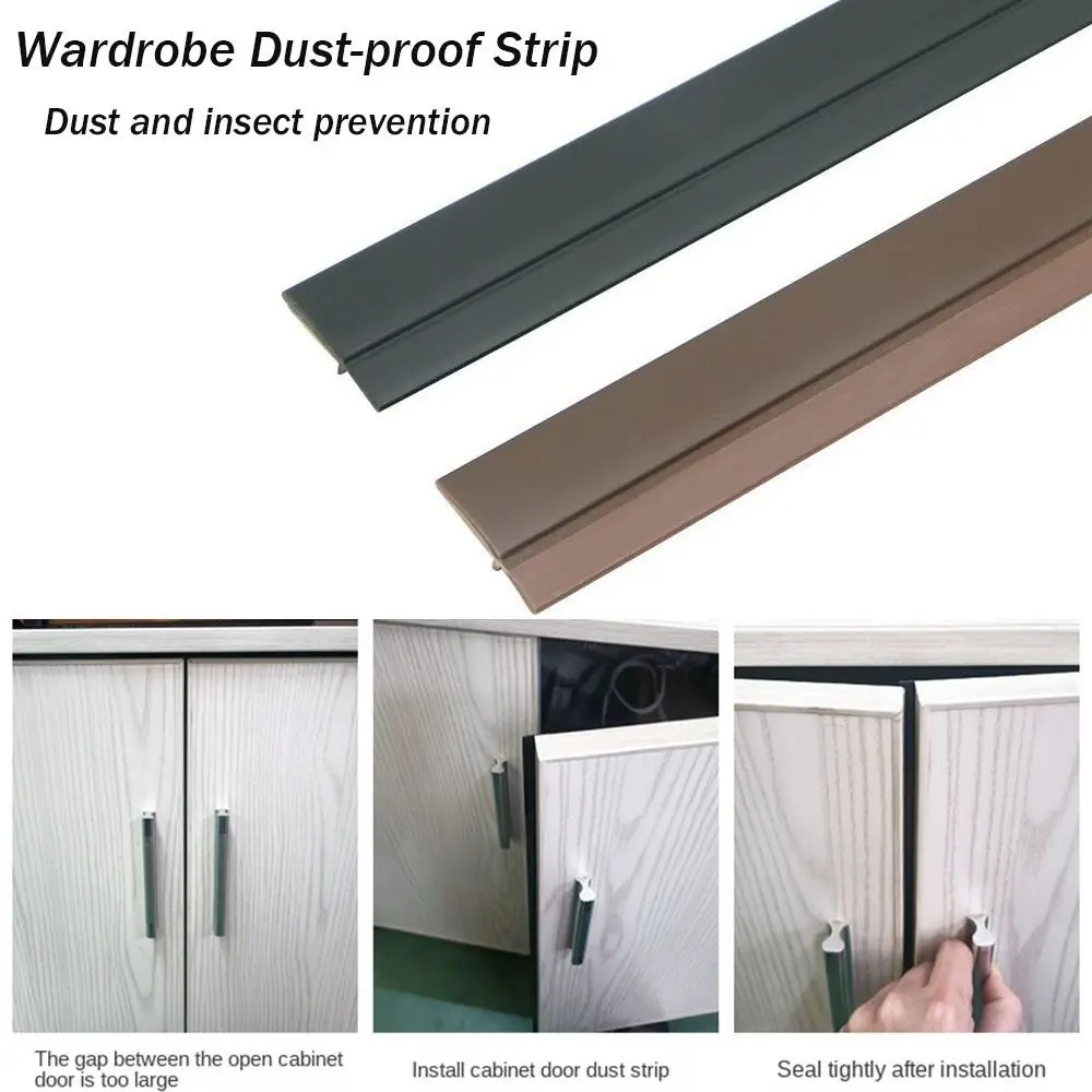 Self-Adhesive Cabinet Door Seal Strip Dust-proof Strip Gap Filling Suitable for Wardrobe Cupboard Insect-proof Moisture-proof door seal strip sealing strip tape sealing tape sealing strip