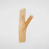 Poplar hook wood wall hanger creative pastoral simplicity wood coat rack hanger Mural Wallets nastennaya Wallets wall hooks 4