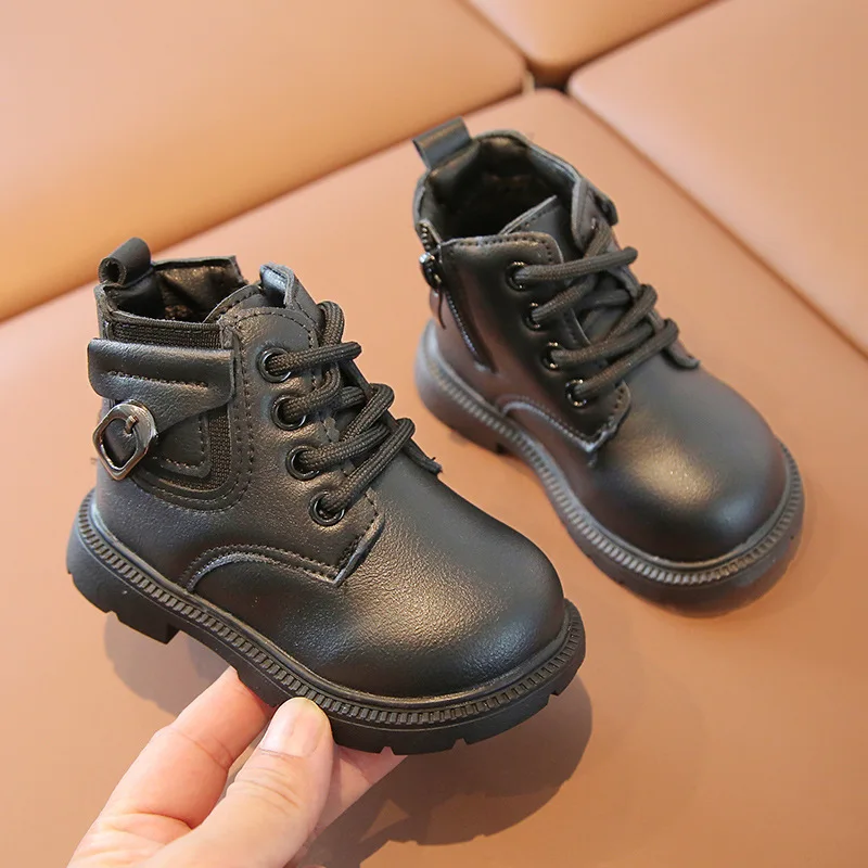 Children Shoe Warm Cotton Plush Infant Shoes Antiskid Winter Leather Shoes for Newborn Baby Girl Sandals Botas Para Bebe