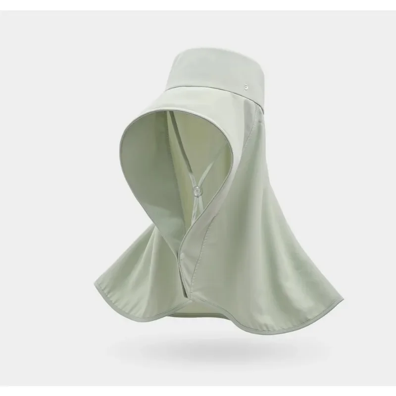 Women's Wide Brim UPF 50+ Sun Hat with Detachable Face & Neck Cover, Summer UV Protection for Beach Travel Hiking