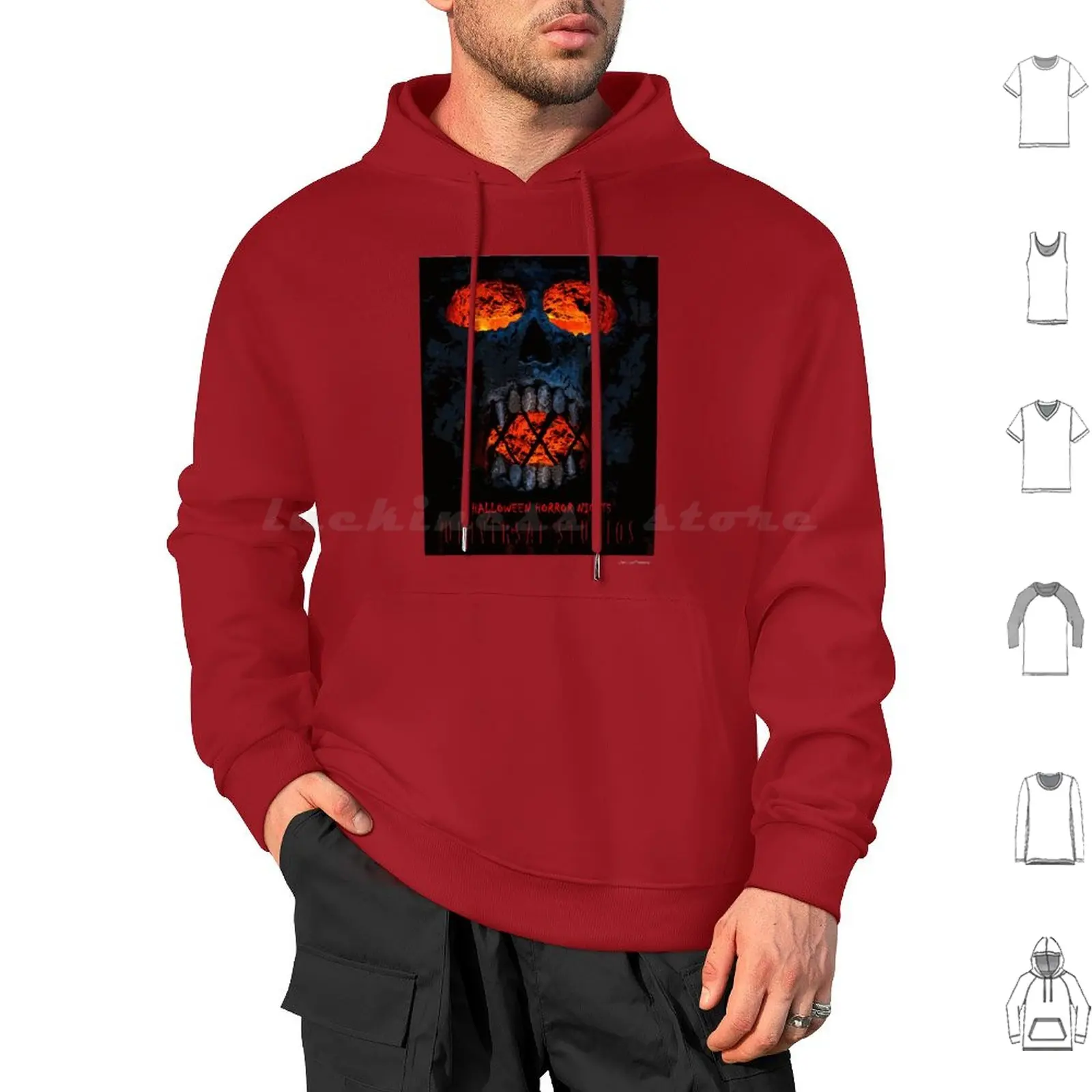 

Hhn 30 The Face Of Hell Hoodies Long Sleeve Halloween Horror Nights 30 2021 Jack Scary Frightening Spooky Event
