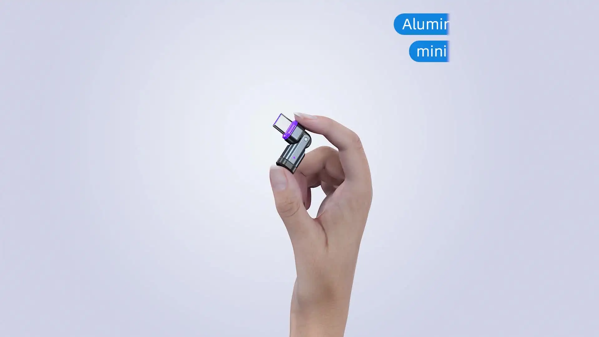 Магнитный адаптер AUFU 240 Вт USB Type C к 16-контактный преобразователь с быстрой