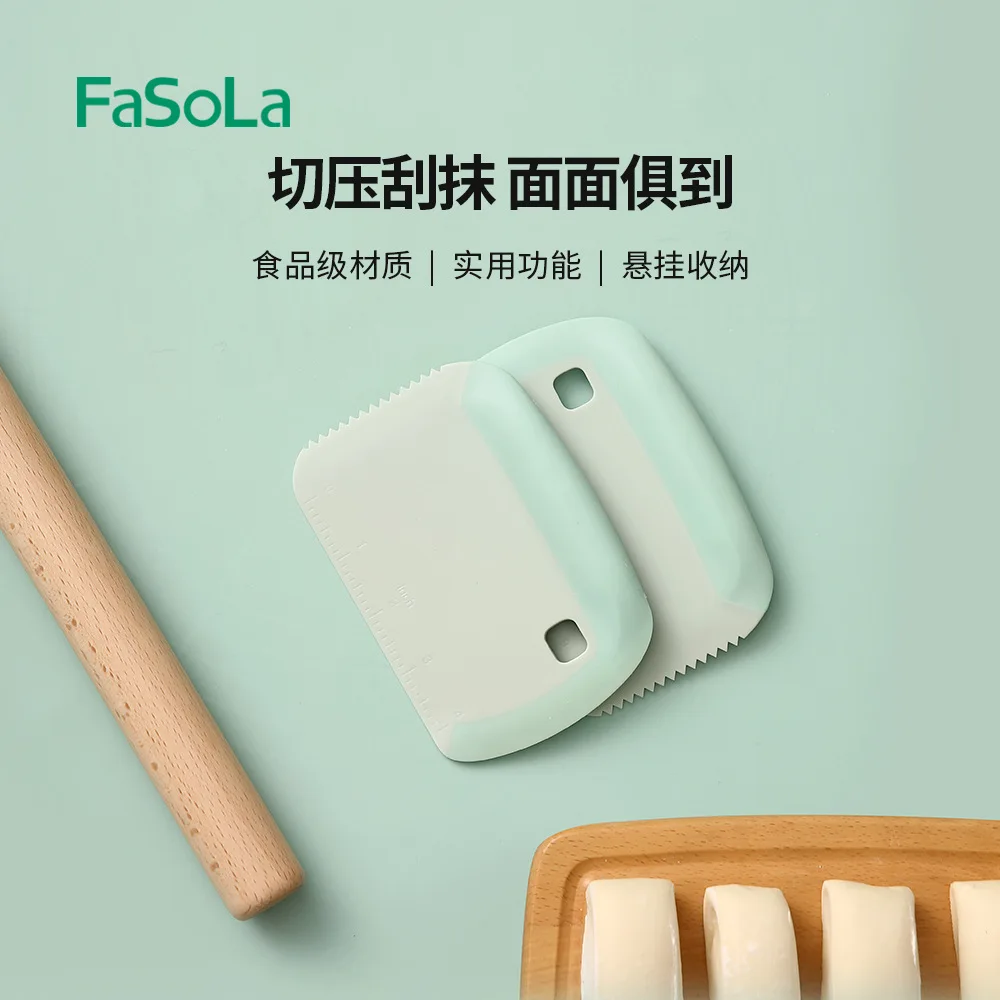 

Youpin Multifunctional Noodle Cutter Home Baking Scraper Scaled Bread Cutter Tool hangable Cutter PP+TPE easy to clean