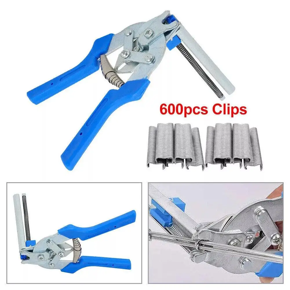 Side view of M clip installation tool