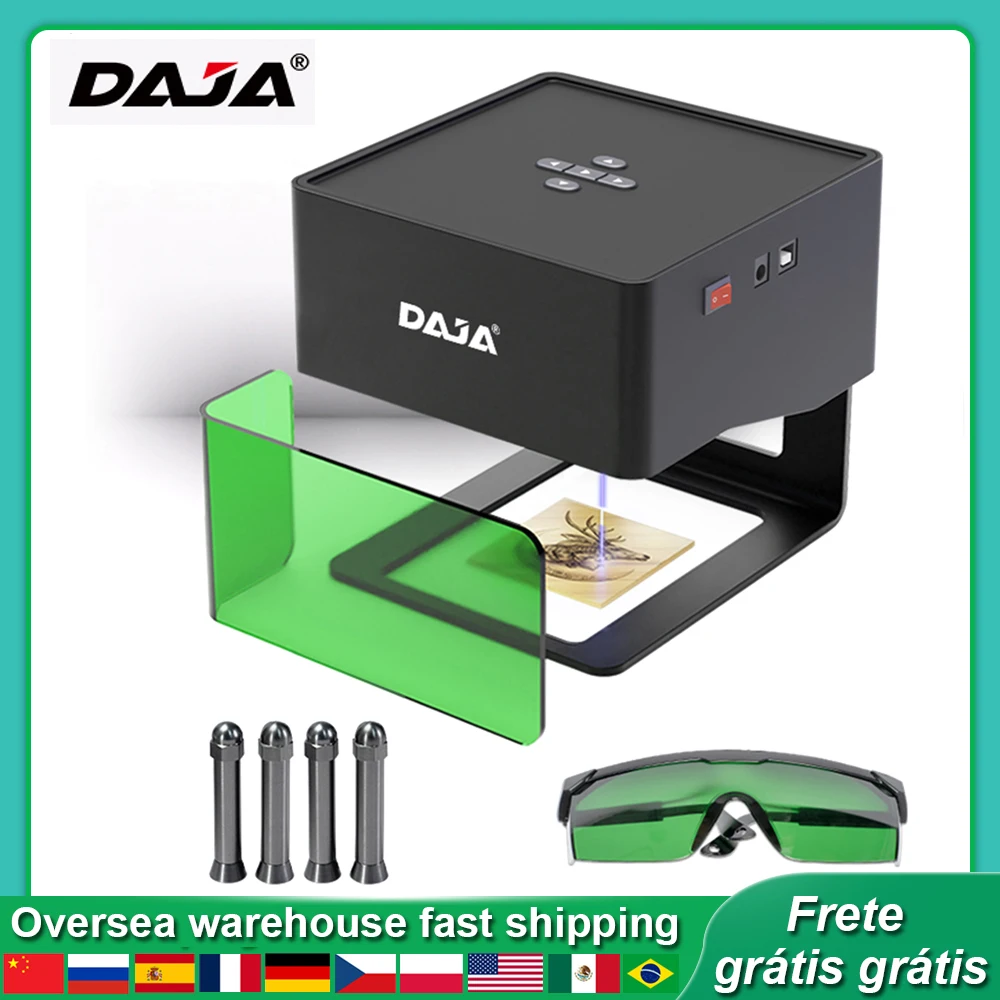 Daja dj6-レーザー彫刻機,CNC,DIYレーザー彫刻機,3000mW,高速