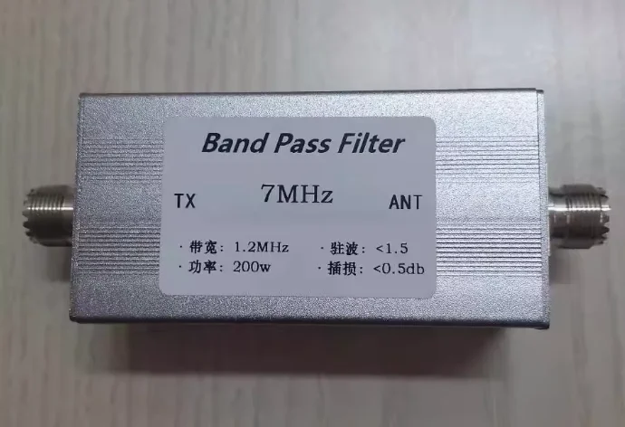 Filtre Passe-Bande RF 10,7 MHz ± 7 KHz - Filtre Cristal Étroit