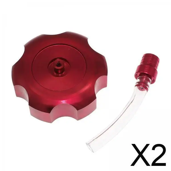 Aluminum Gas Fuel Tank Cap Universal Dirt Bike Accessories Vent Valve Hose for ATV 110cc 125cc 190cc