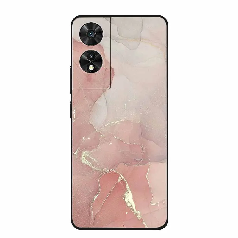 Soft Silicone TPU Phone Cover with Floral Design - Rivers and Mountains Back Case Shield Protector