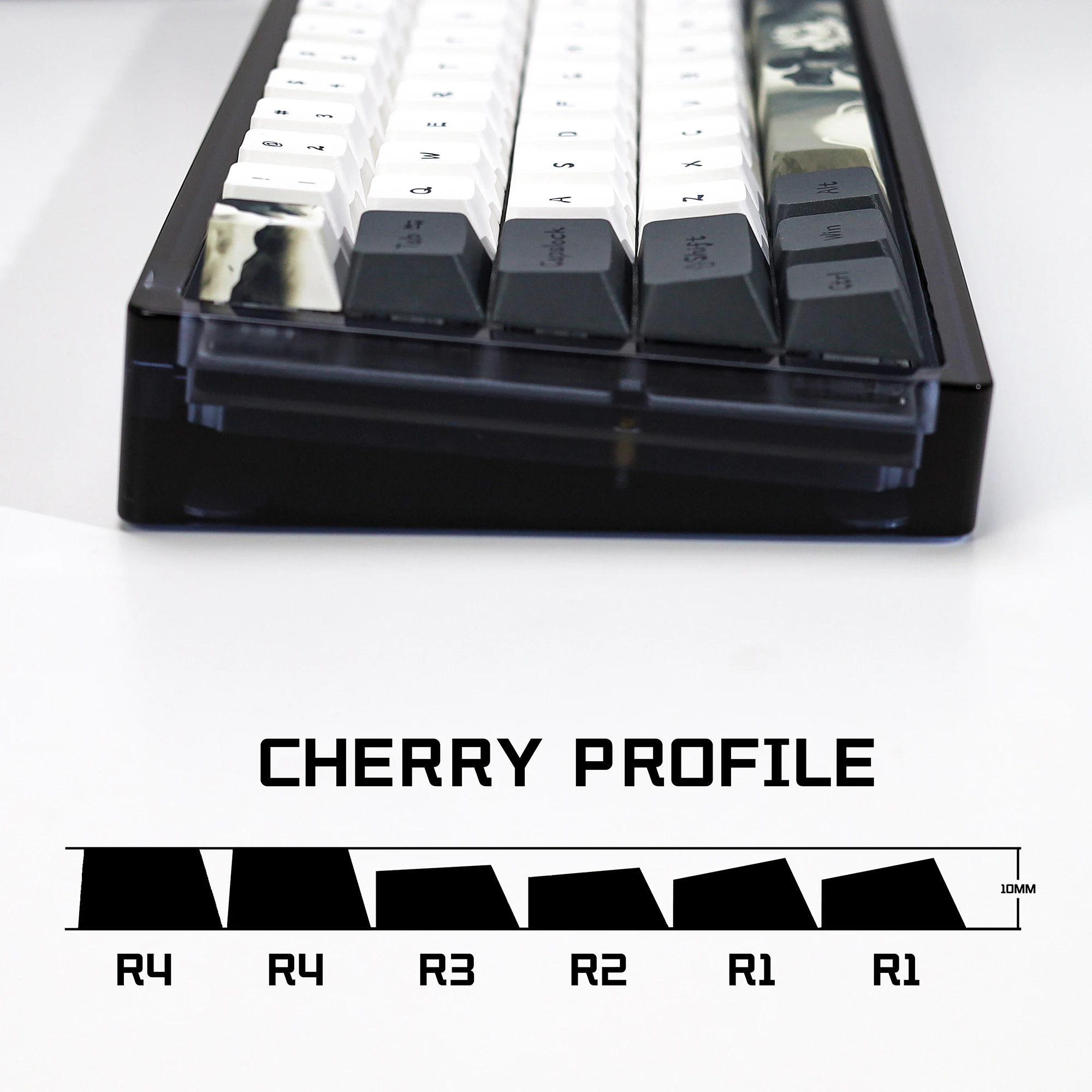 MOLGRIA Noel GMK Toetsdoppen, PBT Cherry-profiel, sublimatie kleurstof, toetsdoppen met UK, DE, IT, FR, ES Supplement toetsdoppen voor mechanische