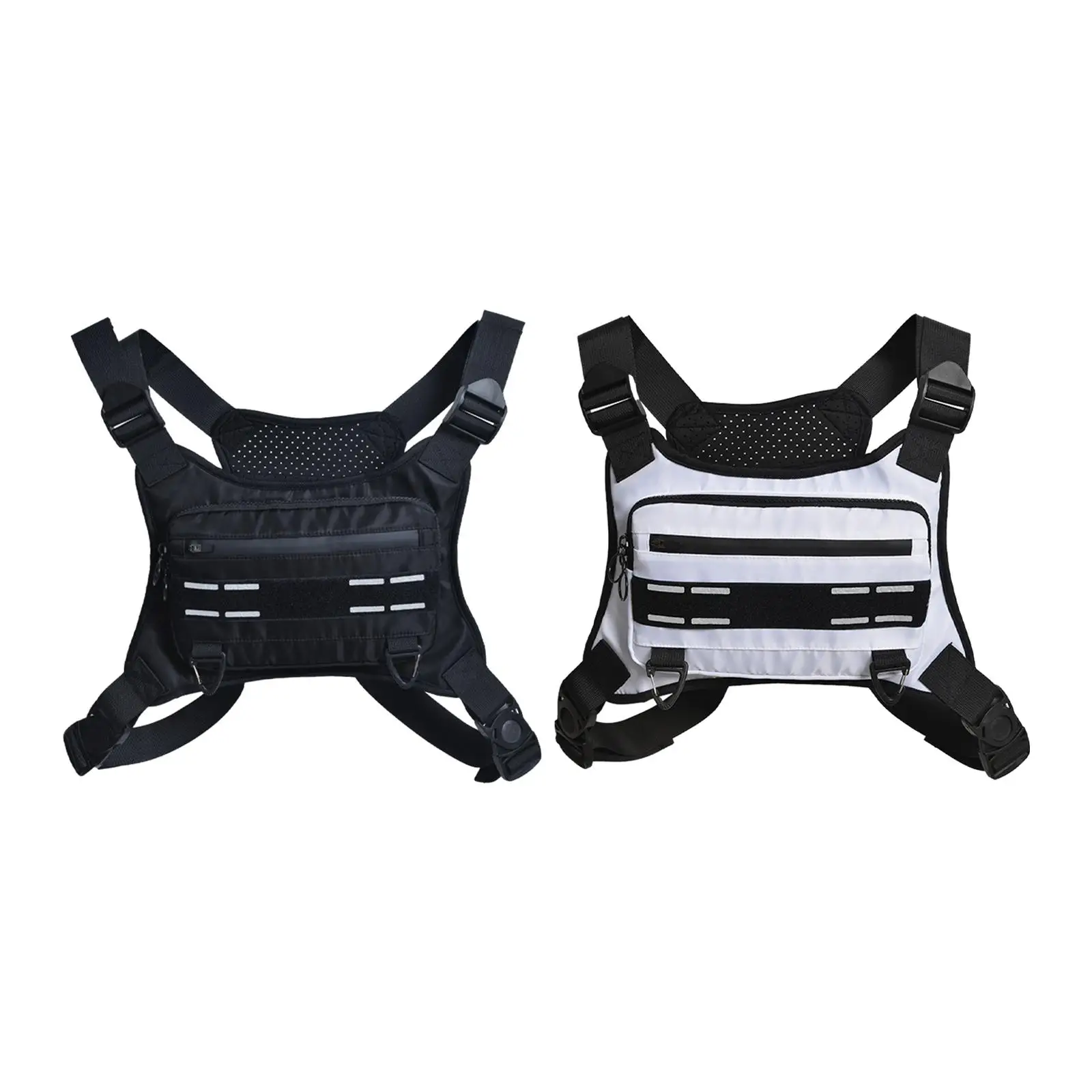 Chest Rig Bag Multifunction Harness Vest Pouch for Camping Sports Hiking