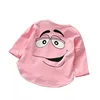 Cotton Baby Girl T-shirt Long Sleeved Spring Autumn Cartoon Letters M Kids Tops Boys Clothes Toddlers Tees 6