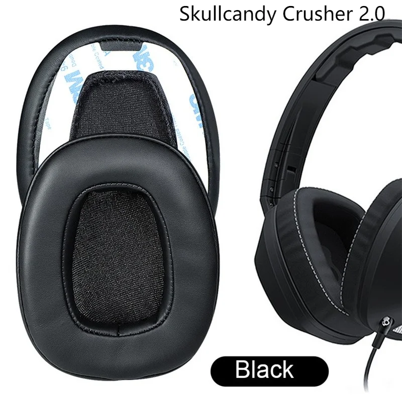 

Replacement Leather Ear Pads Cushion Soft Earpads for Skullcandy Crusher 2.0 Headset Foam Ear Pads