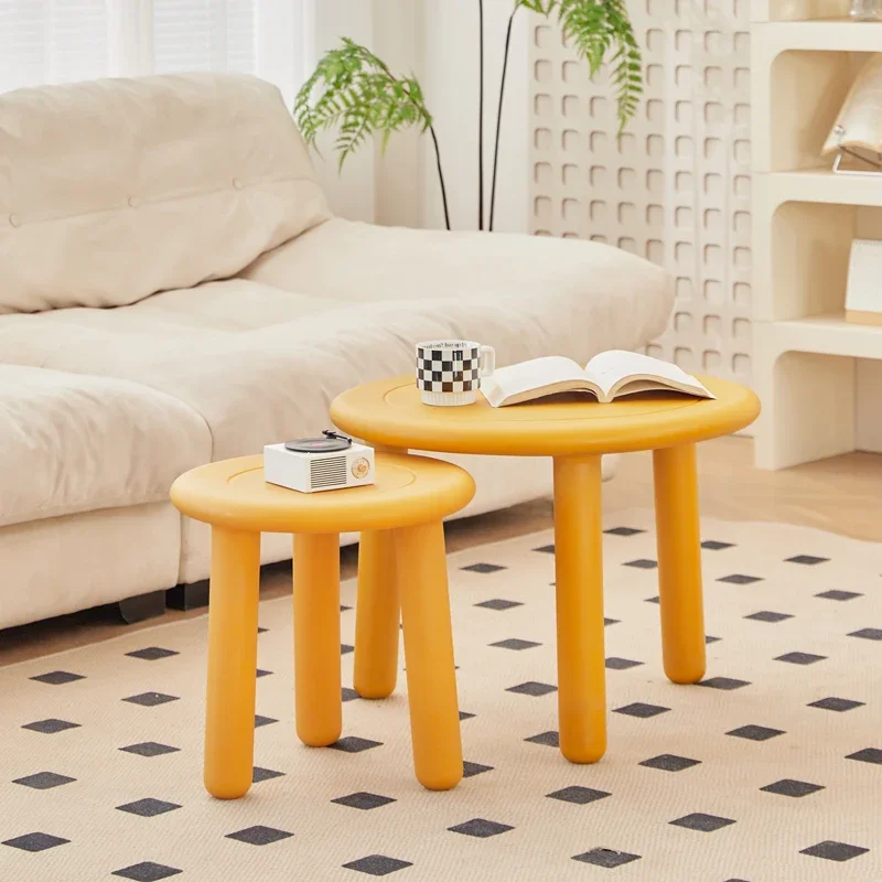 

Small Mesas Living Room Coffee Table Corners Plastic Creative Small Round Tables Balcony Bedside Tables Living Room Furniture