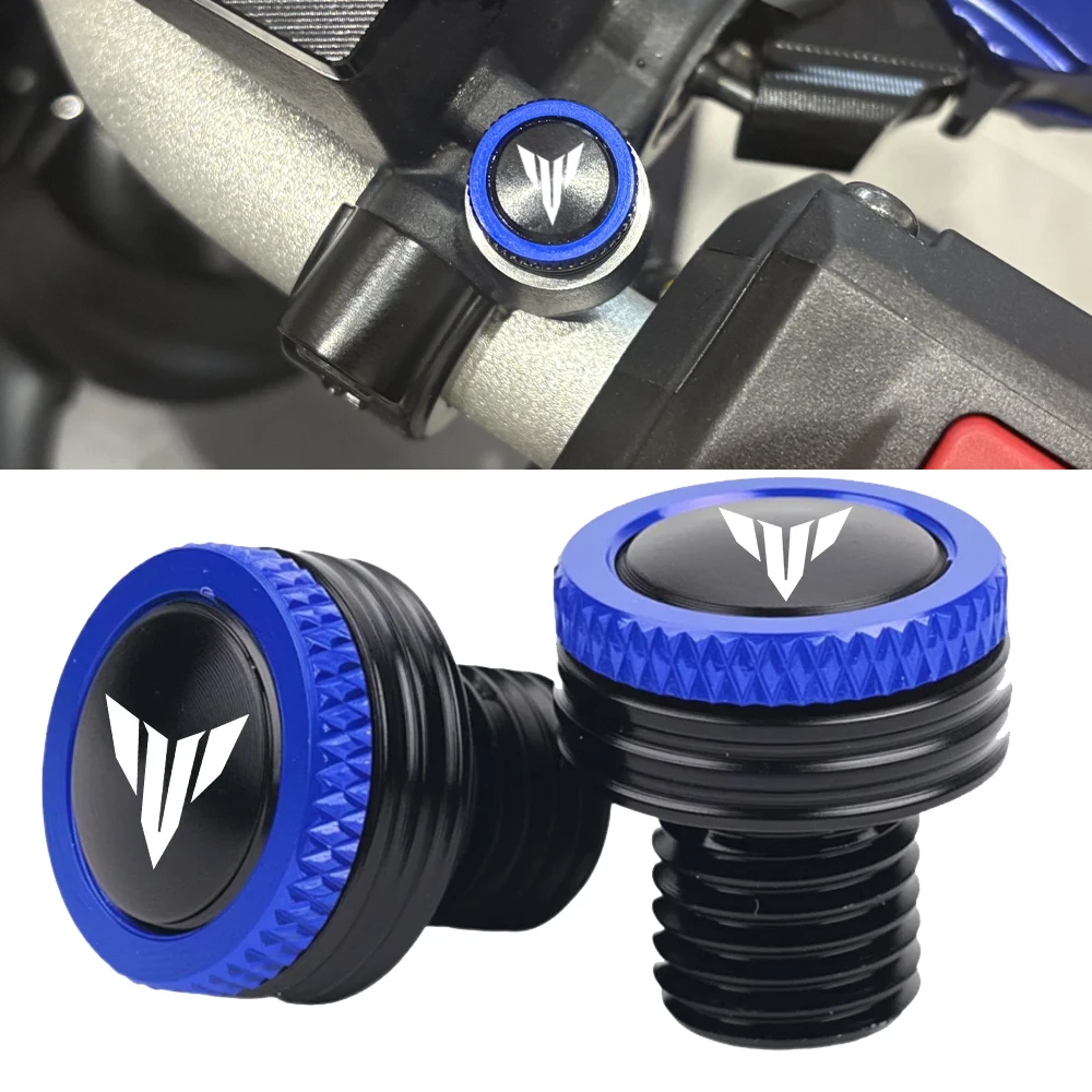 CNC Motorfiets Frame Sliders Valbescherming Crash Pad Voor Yamaha MT-09 FZ-09 MT 09 FZ 09 2014-2019 Motor Protector Kuip Guard Val Bescherming(Blauw