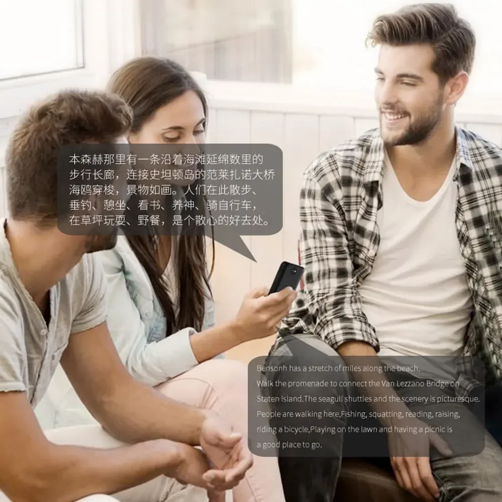 Newest T10 Smart Voice Translator 137 Multi Languages In Real Time Online Instant Off Line Translation AI Learning Conversion