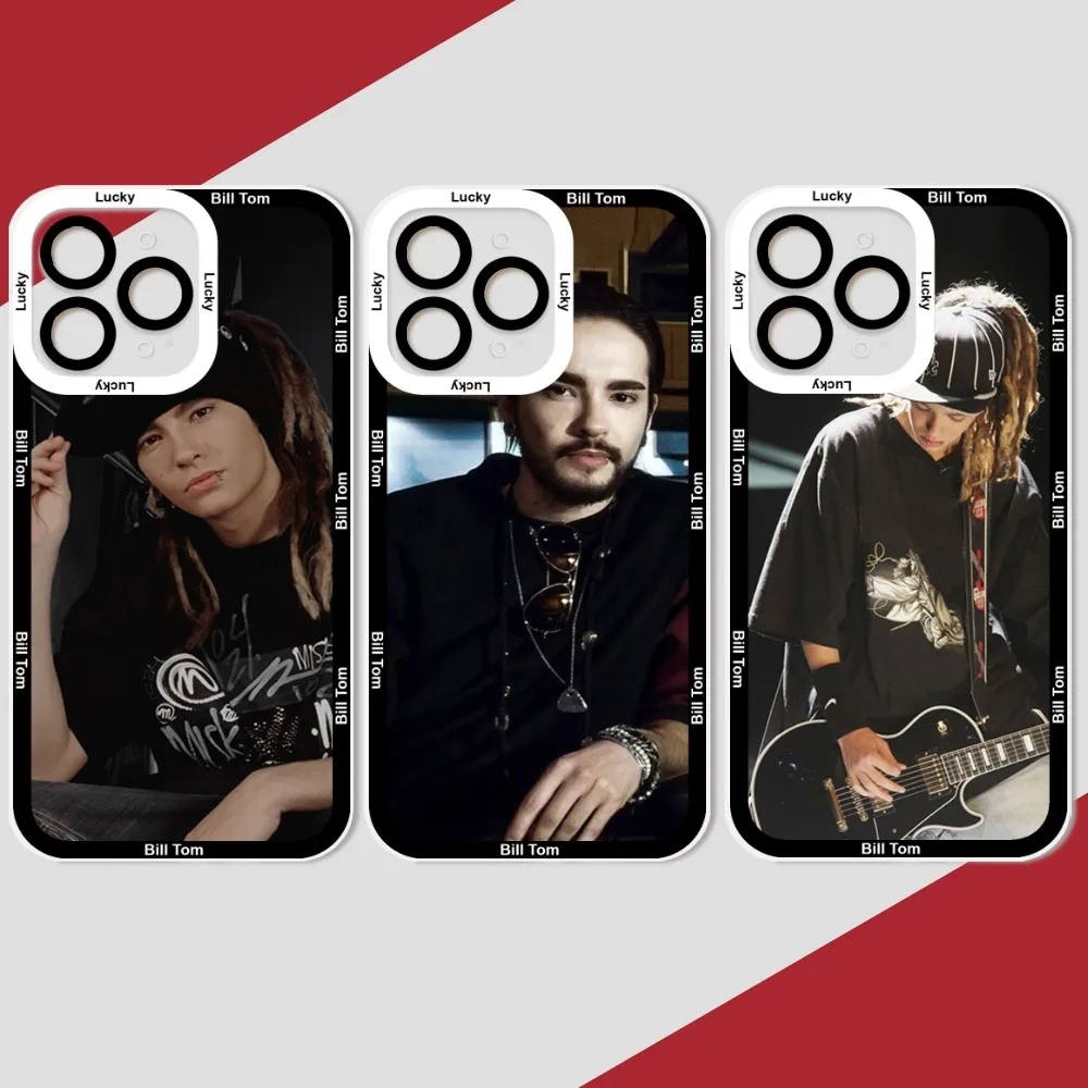 Singer Bill Tom Kaulitz Tokio Custodia Per Telefono Dell'Hotel Custodia Per Telefono Per Iphone 11 12 13 Mini Pro Max 14 Pro Max Custodia Shell Funda 