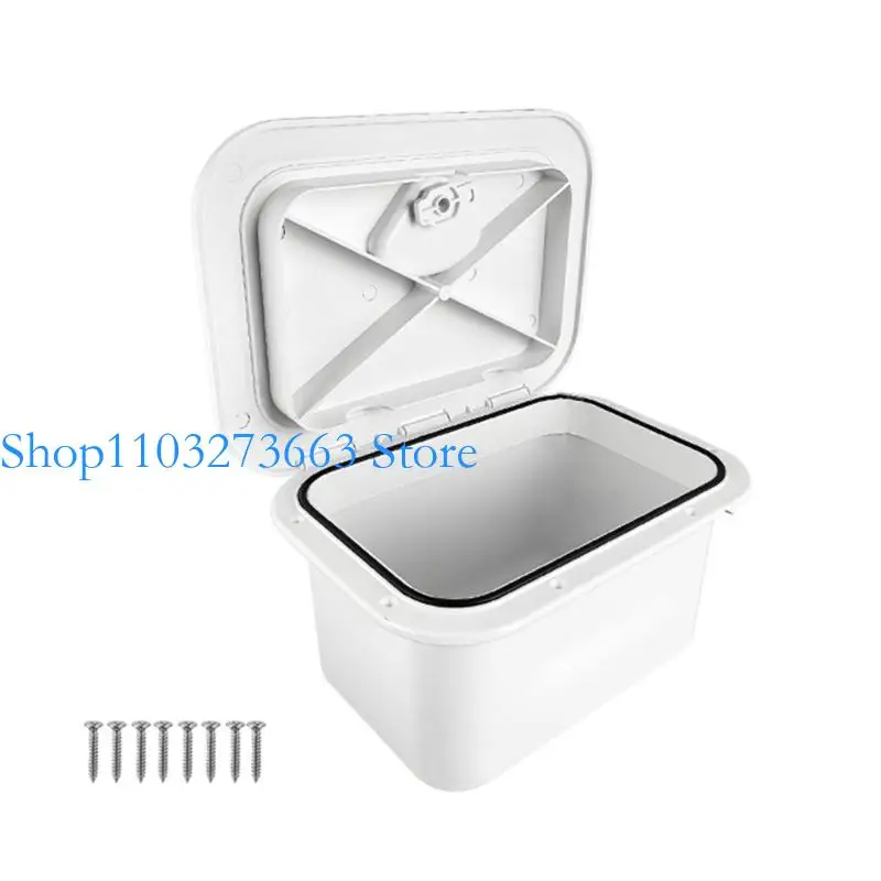 Description Picture 2 of itemR6FE Embedded Tool Box Boats Accessory Marine Deck Storage Box Tackle Container