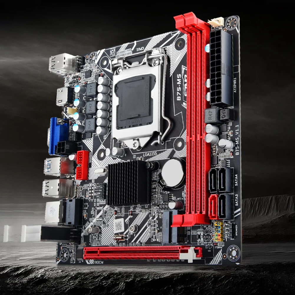 PC ӿ B75-MS , ִ 뷮 16GB κ, PCIe 16x,  , LGA 1155, USB3.0, SATA3.0, 24 
