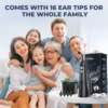 Electric Ear Wax Removal Tool Ear Cleaning Kit Safe and Effective Ear Irrigation Flushing System Ear Washer for Kids Adults 6