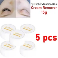 Gollee Peach Smell 15g Eyelash Adhesive Removing Cream No stimulation Fast Cleaning Makeup Remover Grafting Eyelash Adhesive Gel 1