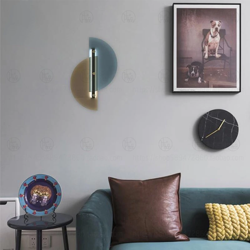 

Simple and Light Luxury Stair Aisle Creative Lamp Wall Lamp Bedside Lamp