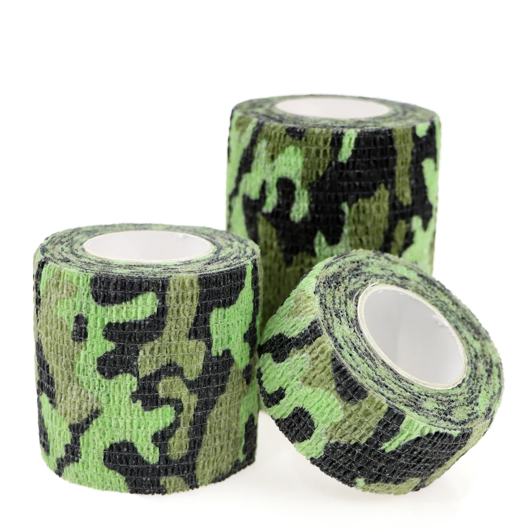 24 Rolls Elastic Bandage Tape Army Outdoor Hunting Camouflage   Stealth Tape Wrap Durable Self Adhesive Bandage