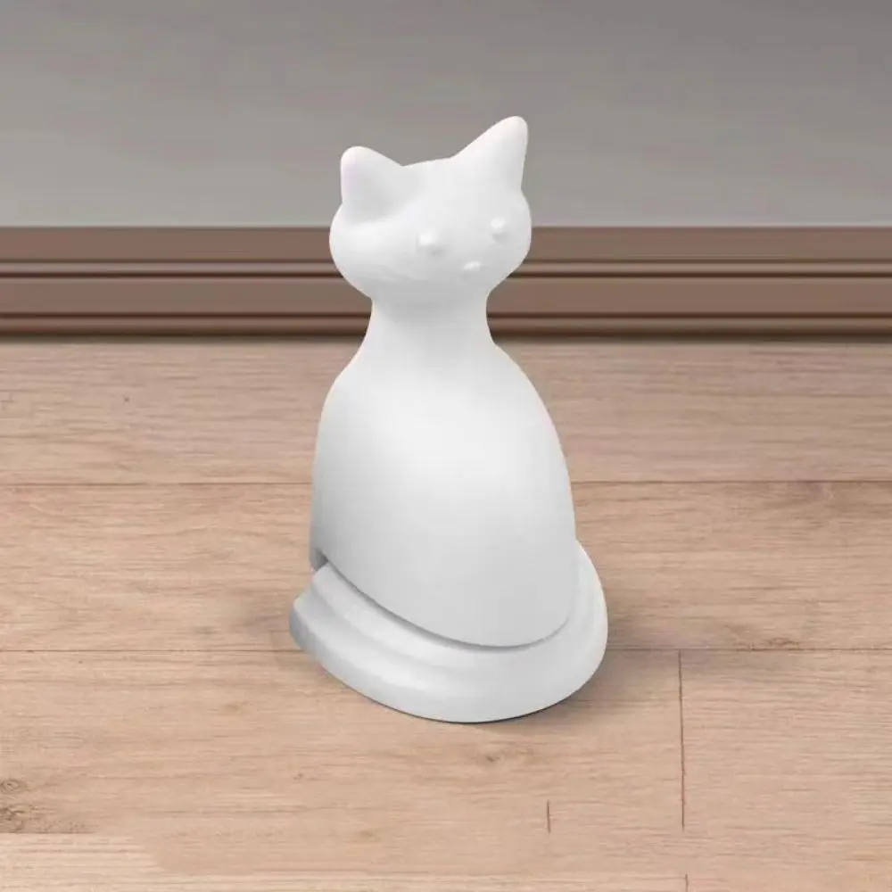 Magnetic Door Stopper Non-punch with Adhesive Sticker Cat Shape Door Suction Anti-collision Reusable
