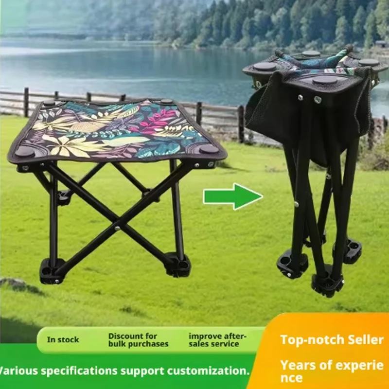 Chaise pliante extérieure portable - Confort durable pour camping, pêche et activités outdoor