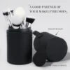 BEILI Black Makeup brushes set Professional Natural goat fiber hair brushes Foundation Powder Contour Eyeshadow make up brushes 5