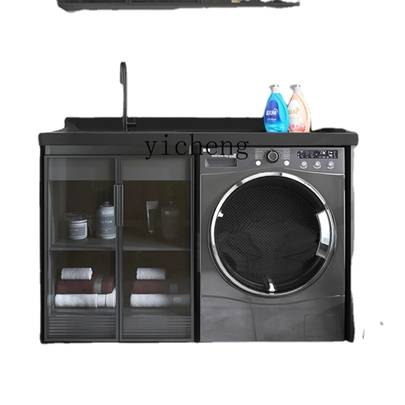Xl Lavatrice All-In-One Armadio Combinazione Tamburo Lavanderia Vasca Slot Interpiattaforma Lavabo Con Lavabo Lavabo