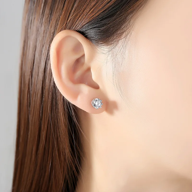 ★わかっていても★関税込★STONE HENgE★Silver Earrin.g U0042 Lady's 925 Sterling Silver Fashion Jewelry New Crystal