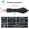 8-Hole Hot Air Gun Handle Is Suitable For 858 878 858D 878A BGA Rework Welding Gun Special Hot Air Gun 12V 24V 6