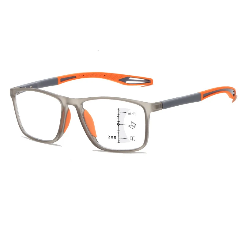 Weiche Multifokale Progressive Lesebrille Anti Blau Licht Multifokale Ältere Brillen Männer Frauen Große Rahmen Brillen – Detail 3