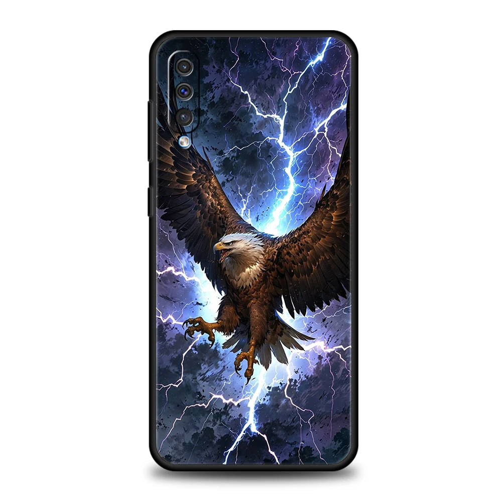 Handyhülle für Samsung Galaxy A16/A34/A24/A22/A12/A54/A52/A02/A03/A06/A70/A50/A10/A20/5G Weiche TPU-Hülle Eagle Hawk Bird Animal – Detail 3