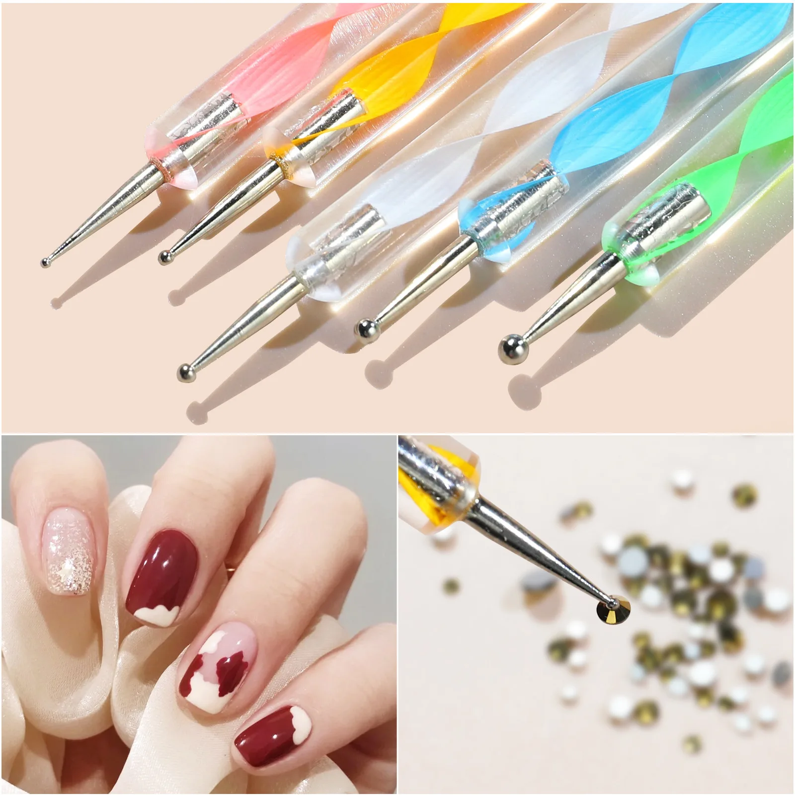 Kit de Herramientas para Uñas Todo en Uno de 30 Piezas - Esenciales de Calidad Profesional para Arte de Uñas, Uso Profes