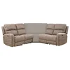 Corner Sofa Cover Stretch Corner Couch Cover Furniture Protector for Living Room L Shape Slipcover Couch Additional Seat 5