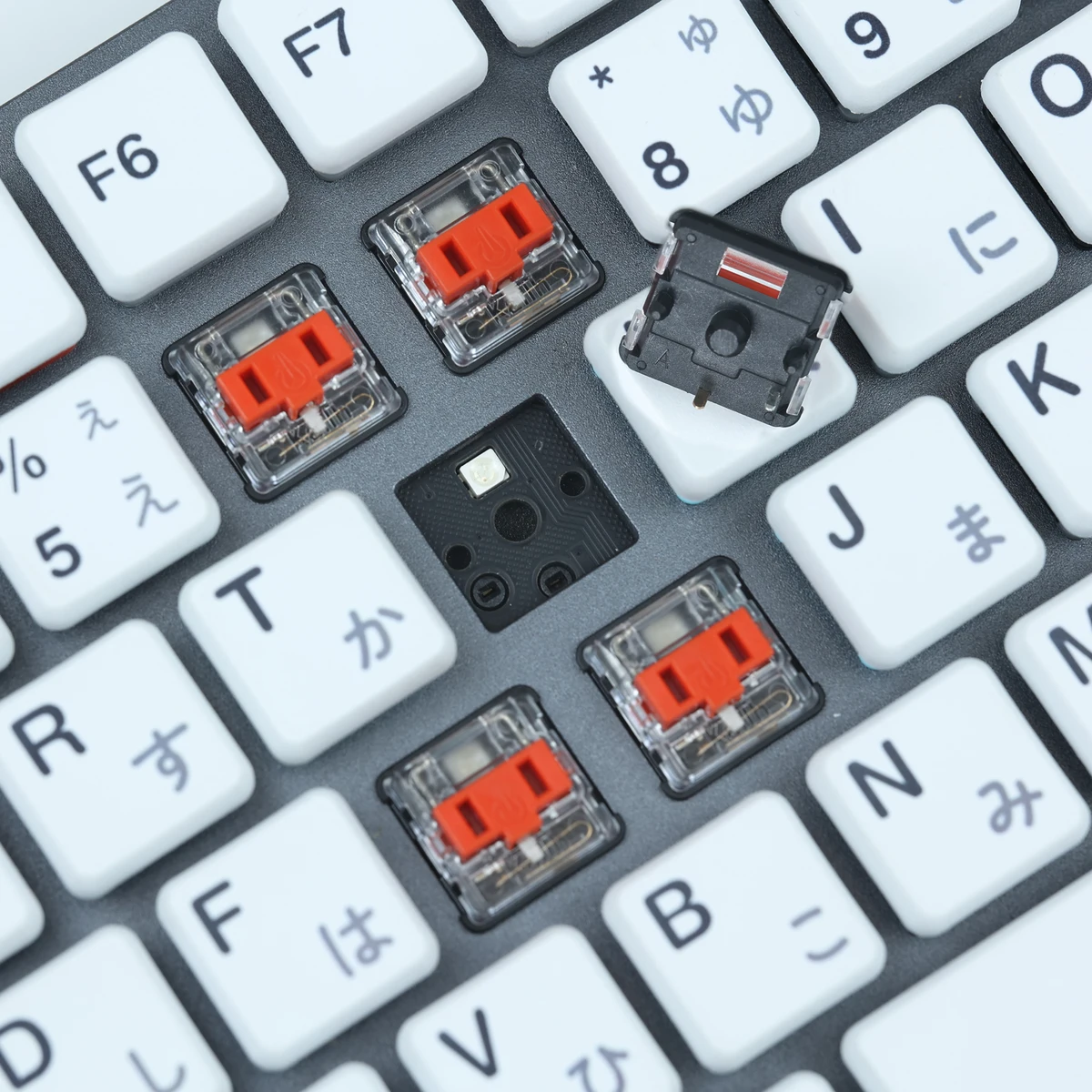 Kailh Low Profile Choc Switch 1350 RGB For Keyboard Crystal Red Pro Pale Blue Pink Robin Silver Brown White Yellow Orange — view 6