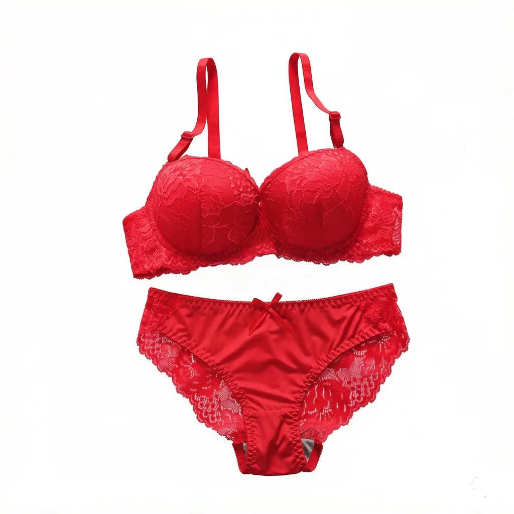 Ensemble soutien-gorge et culotte en dentelle pour femmes, sous-vêtements sexy à imprimé floral, push-up, ensemble de lingerie multicolore A2155