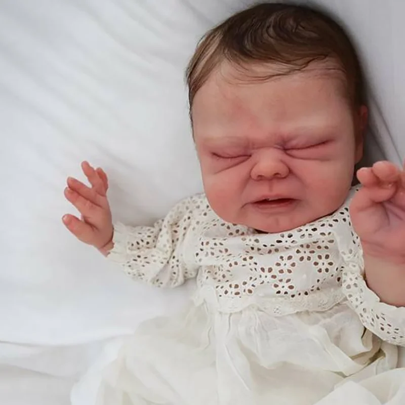 17inch Reborn Doll Kit Sleepping Vincent Lifelike Newborn Baby Size