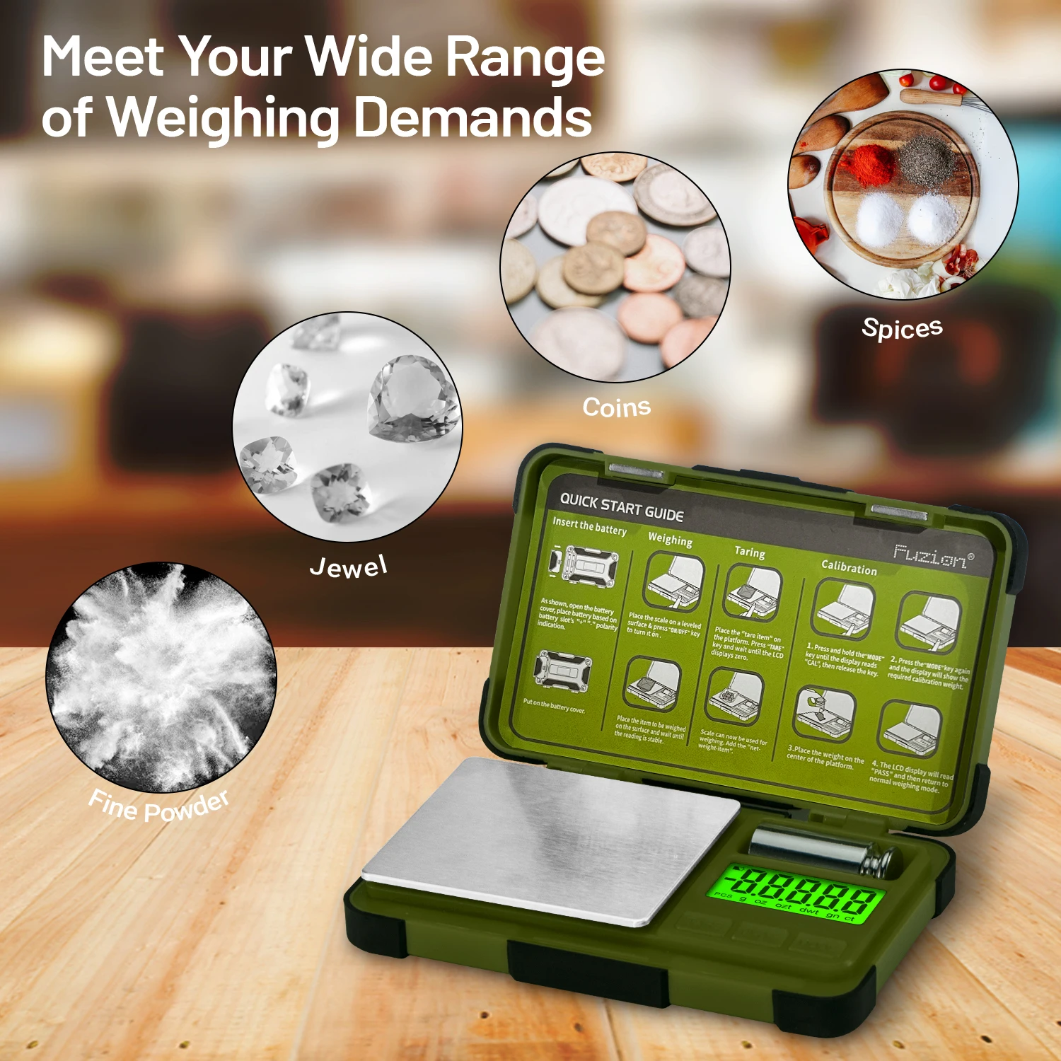 Digital scale pocket scale jewelry scale digital pocket gram scale 1000g x 0.1g mini high precision jewelry scale gold diamonds arrowheads powders 50g weight