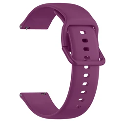 Silicone Sport Watch Strap Bracelet, 20mm/22mm - Premium Strap for 22mm (Purple)