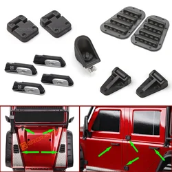 GRC Rubber Cover Hinge Fuel Tank Port Air Intake Cover Door Handle for 1/10 RC Crawler Car Traxxas TRX4 Defender BRONCO Parts