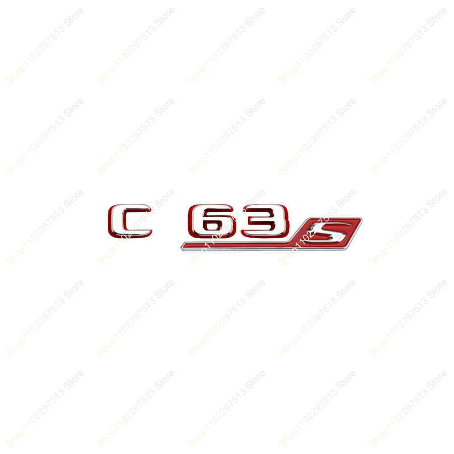 Sleek Black and Red Decorative Car Emblem Sticker with Silver Accents