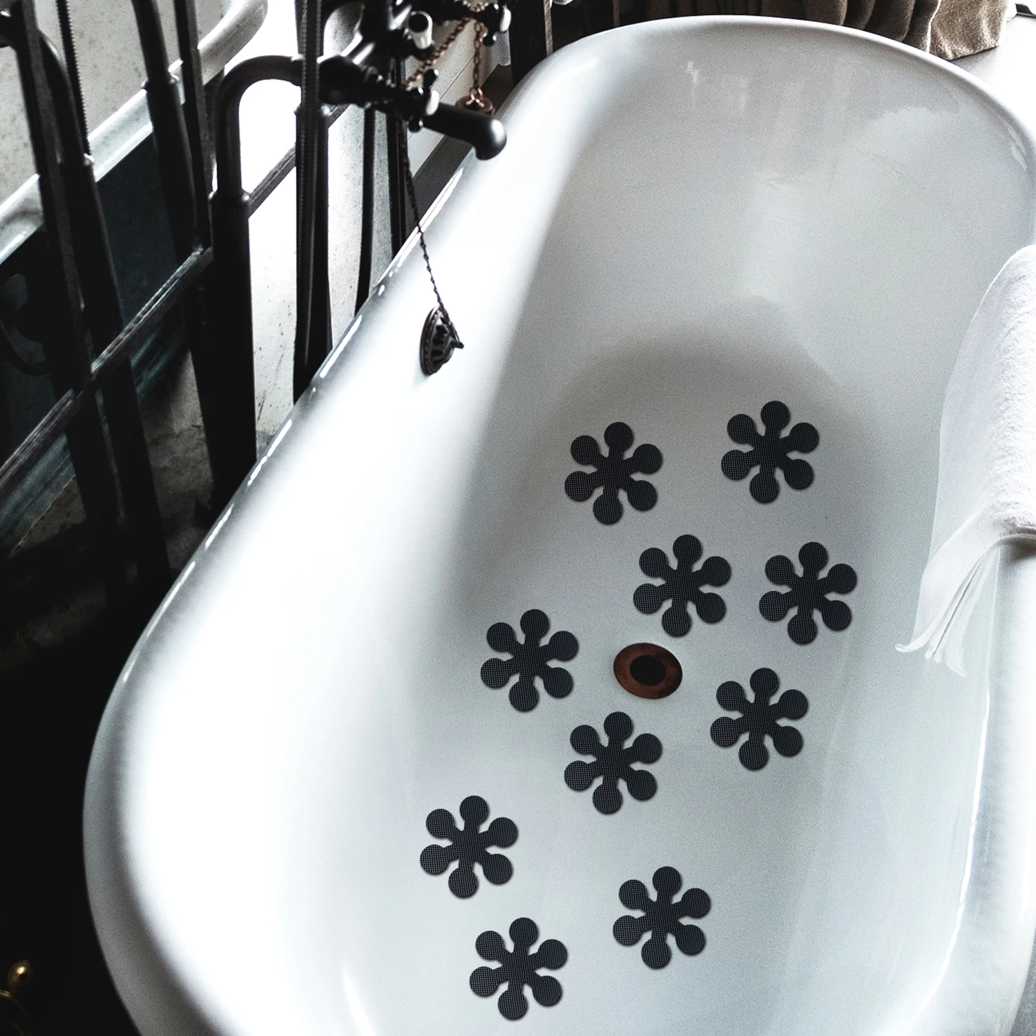 Snowflake Non Slip Bathtub Stickers 10PCS