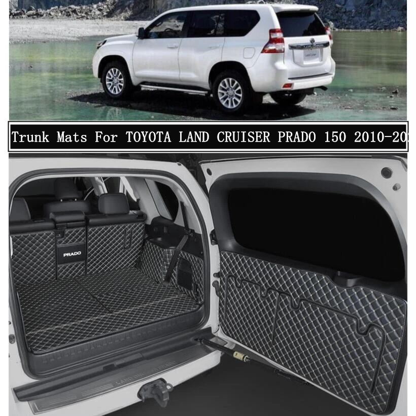 

For TOYOTA LAND CRUISER PRADO 150 FJ150 5 7 Seats 2004 2023 Full Rear Trunk Tray Liner Cargo Mat Floor Protector Foot Pad Mats