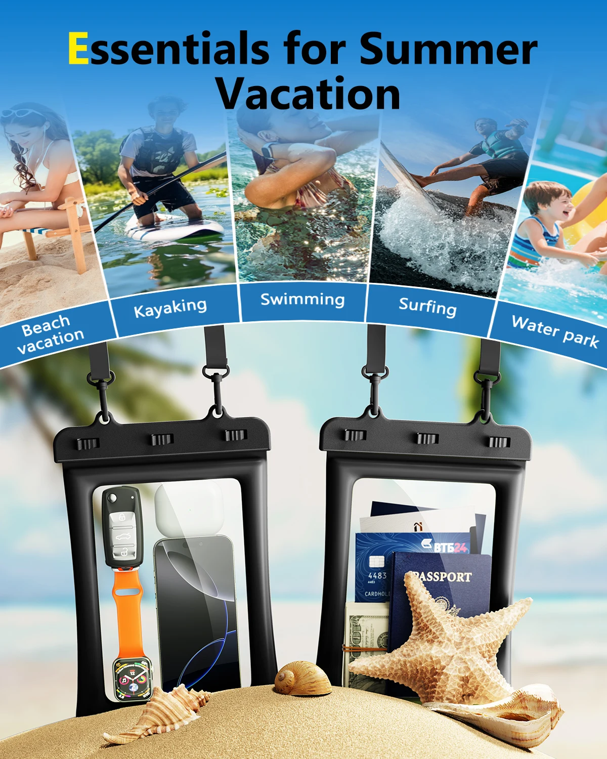 Oatsbasf عرض كامل مقاوم للماء جراب هاتف مقاوم للما...