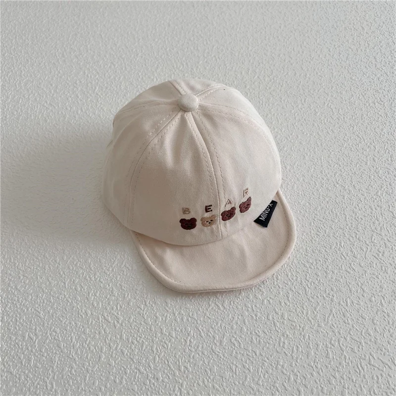 Babyhug Free Size Baseball Summer Cap with Reindeer Applique - Beige(Text on the cap may vary)