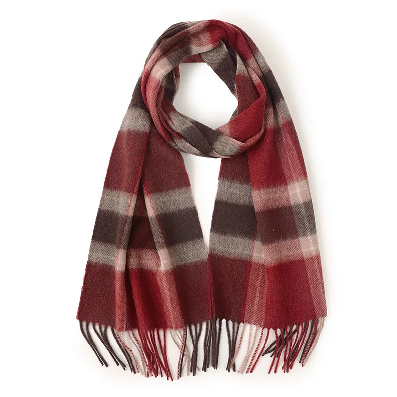 

Classical Plaid Scarf Elegant Women Bufanda Tassel Shawl Wraps Cashmere Blend Pashmina Winter New Scarves Female Echarpes